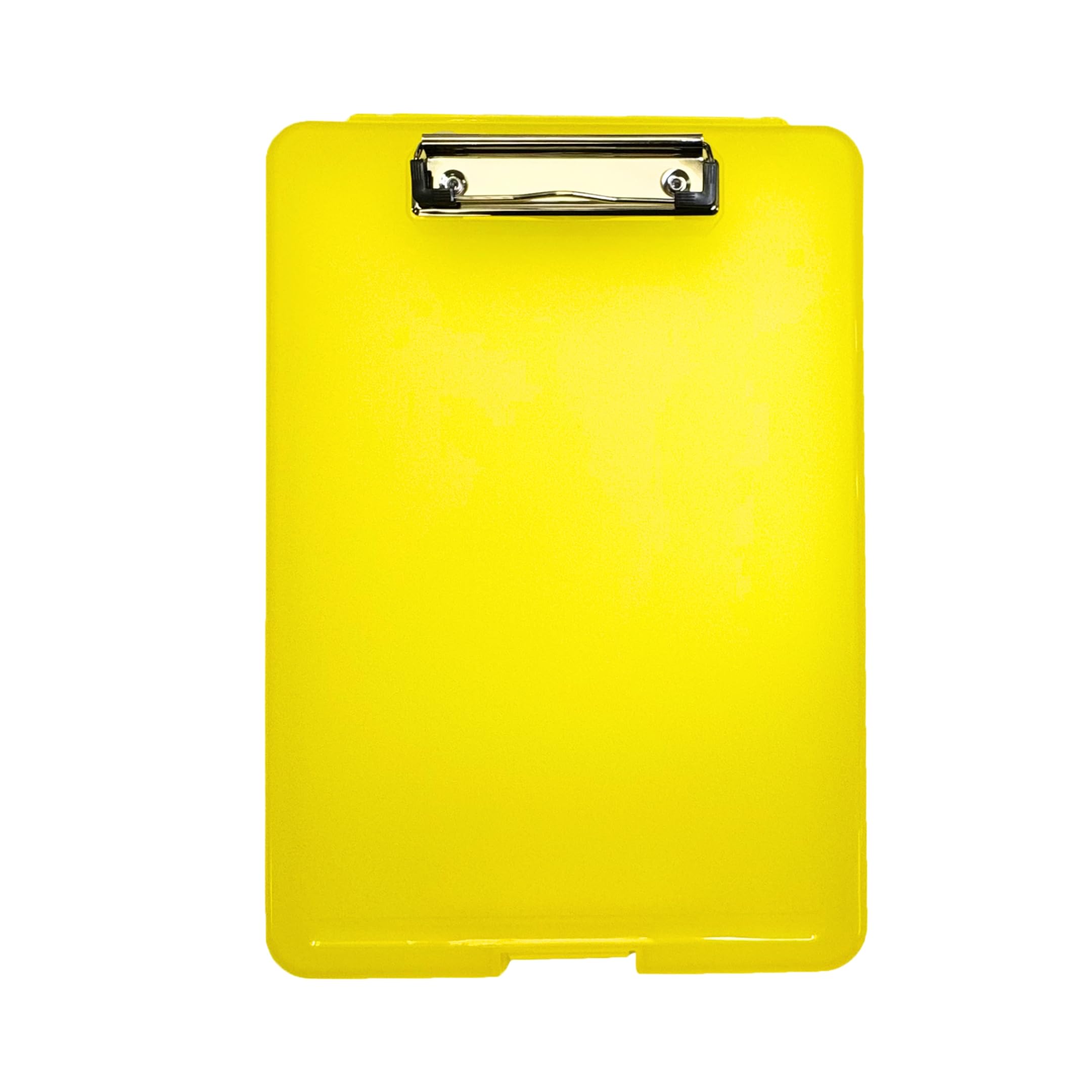 Janrax A4 Yellow Clipboard Box File - Storage Filing Case — image 1
