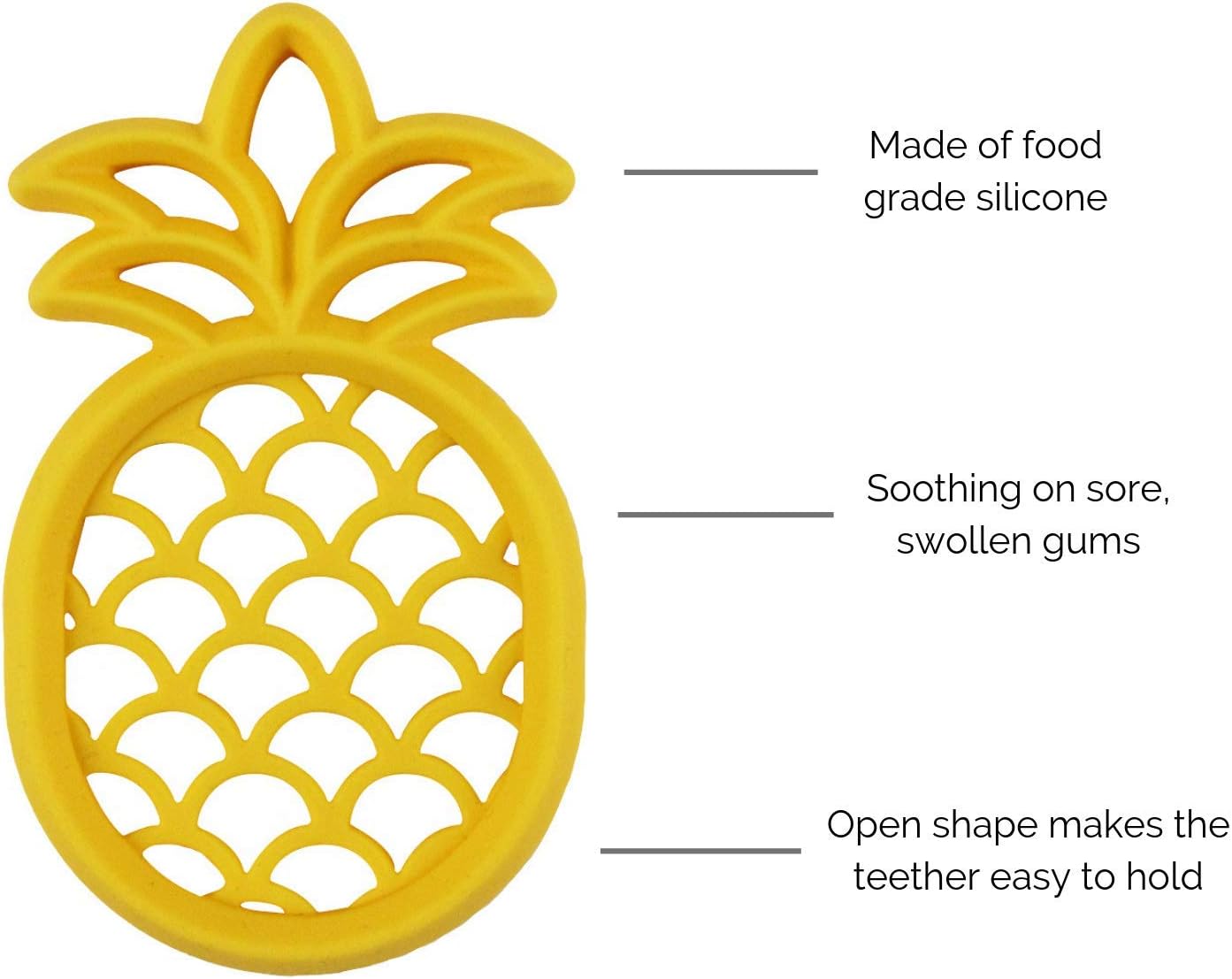 pineapple teething toy