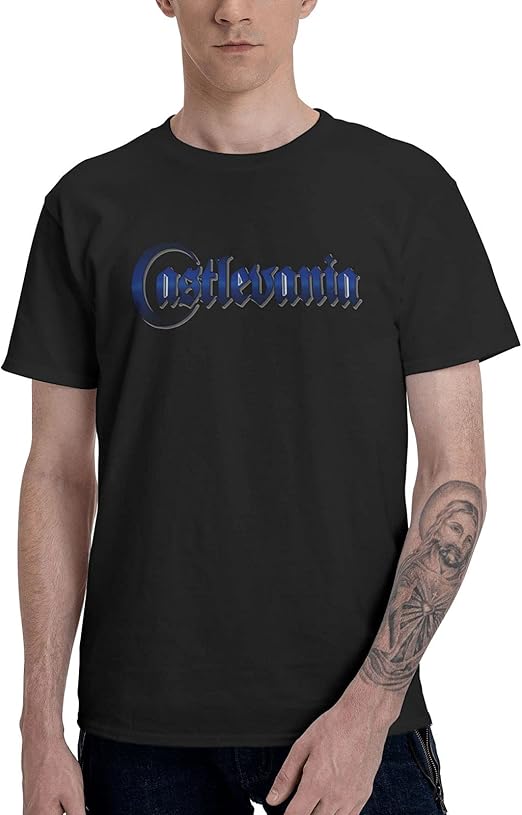 Mens Castlevania Belmont Cotton Design T Shirt Casual Short Sleeve Crewneck Top | Amazon.com