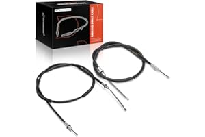 A-Premium Rear Driver and Passenger Side Parking Brake Cable Assembly Compatible with Ford and Mazda Models: Ranger 1993-1995