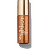 Hampton Sun SPF 50 Sun Glow Luminous Body Oil | Broad Spectrum | Lightweight Shimmering Gel | Hydrating &amp; Nourishing with Vitamin E, Kukui, and Hibiscus Oil | Absorbs Seamlessly | Travel-Approved Size