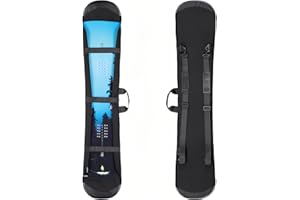 TerkCo Padded Snowboard Sleeve Cover, Snowboard Storage Bag for Freeride Snowboard,Snowboard Soft Cover with Rubber Bumpers