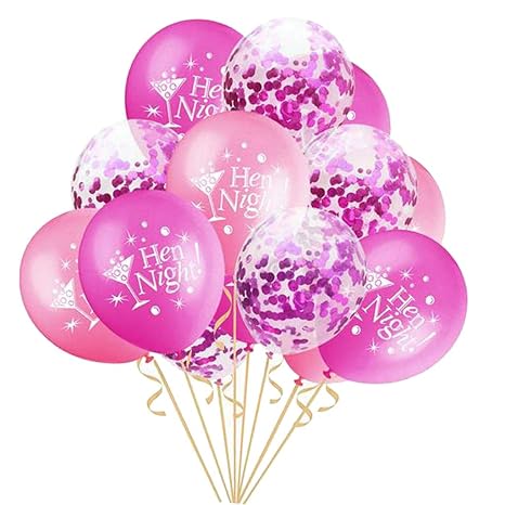 P Prettyia 15stk. Konfetti Latex Ballon Luftballon Partyballon Hochzeitsballon Geburtstagsballon, Farbwahl - 1