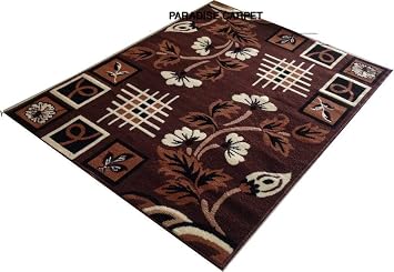 Paradise Carpet Creation Traditional Antique Carpet (Brown, Acrylic, 5 X 7 Feet)