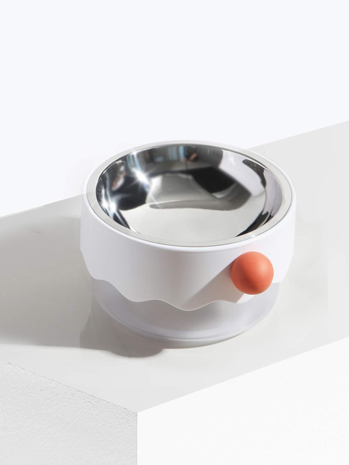 Sfozstra Cat Dog Bowls, Pet Cat Dog Food Water Bowls, Stainl Steel Pet Feeder Dishes, Food Water Dispenser Bowls for Dogs, Cats, Puppies, Kittens, Pets