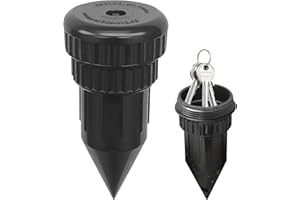 Hidden Key Holder for Outside Sprinkler Head Key Hiders Outside Waterproof Discrete Hiding Vault Case for Outdoor/Garden/Yard