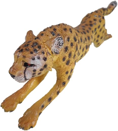 Amazon De Springender Gepard 16 Cm Leopard Leo Raubtier Afrika Tier Figur Deko Gharo 0173