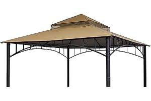 SCOCANOPY Replacement Cover for Target Madaga Gazebo Model L-GZ136PST and Havana Gazebo,(Beige)