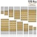 120 PCS Twist Drill Bit Set, HSS Brad-Point Drill Bits by Sibaok, Titanium High Speed Steel Mini Drill Bit, Micro Precision 1/1.5/2/2.5/3/3.5 mm, Perfect for Wood, Plastic, Steel, Aluminum Alloy