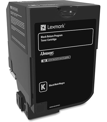 Cartucho De Tóner Lexmark 74C1SC0 Cian Original | 12000 Páginas | Compatible Con CX725DE Y CS720DE