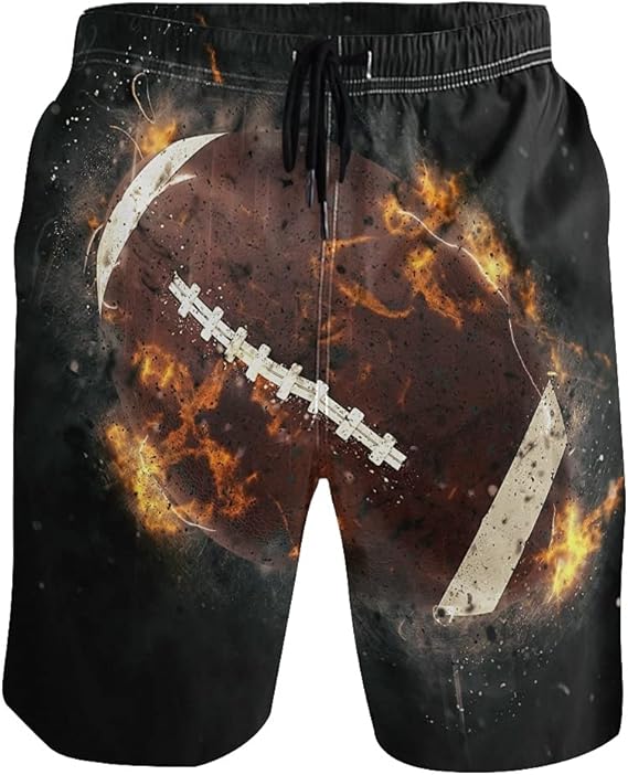 men's flame swim trunks