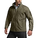 CQR Men's Tactical Softshell Jacket, Winter Warm Fleece Lined Coat, Water Resistant Outdoor Hunting Hiking Rain Windbreaker