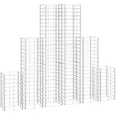 vidaXL 6 Piece Gabion Set Galvanized Wire