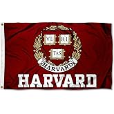 College Flags & Banners Co. Harvard Crimson University Large College Flag
