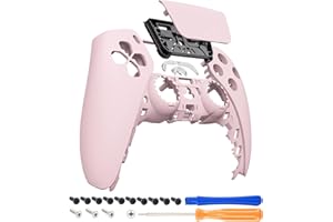 eXtremeRate Cherry Blossoms Pink Front Housing Shell with Touchpad Compatible with p s 5 Controller BDM-010 020 030 040 050 0