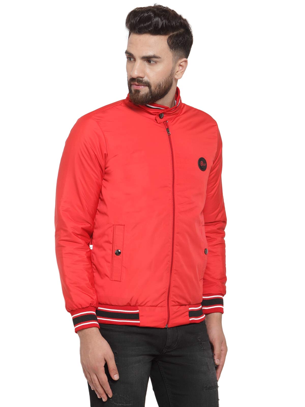 Ben Martin Men's Quilted Jacket-(BM-JKT-FS-18012-BLK)