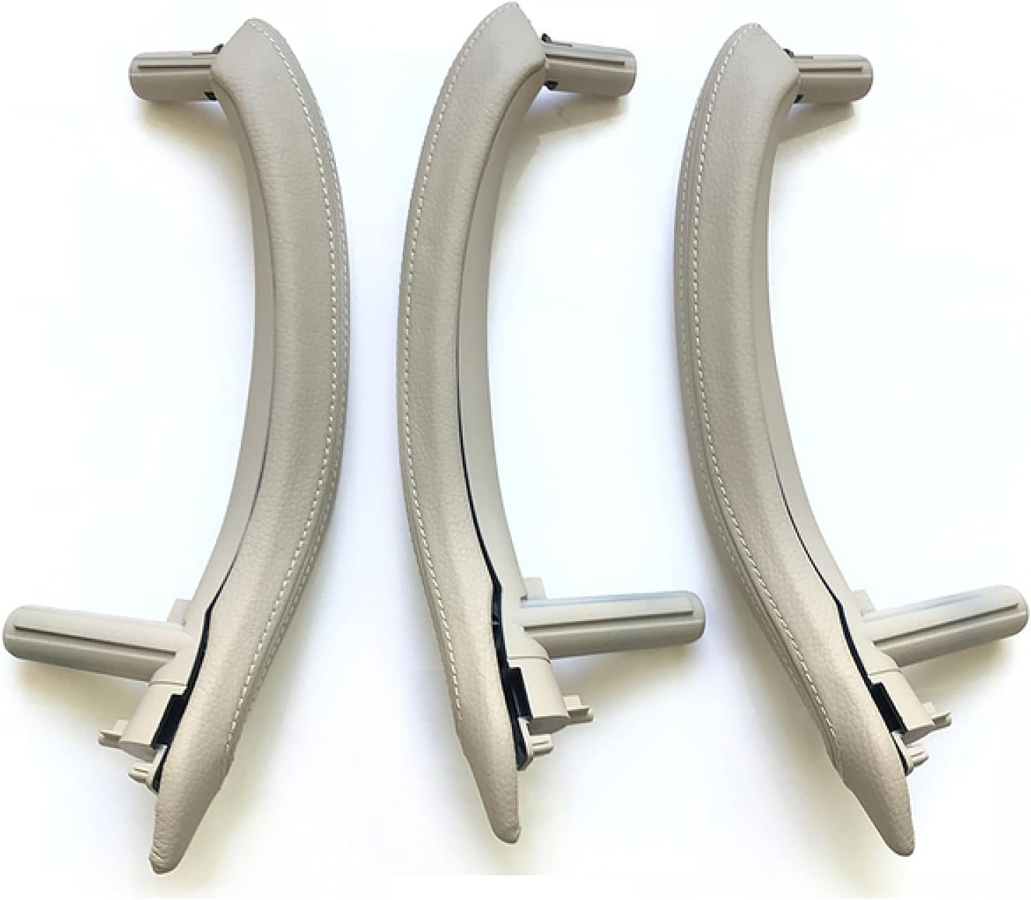 LHD RHD Left Right Interior Door Handle Assembly Set with Outer Leather Cover For BMW X5 X6 F15