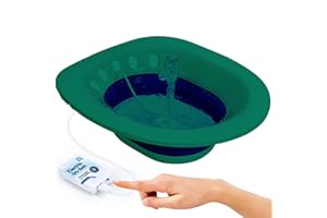 Msiori Electric Sitz Bath for Toilet Seat - Suitable for Pregnant Women and Perineal Care, Hemorrhoids, Sits Bath Kit for Wom
