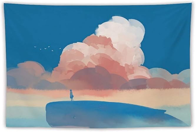 Amazon Co Jp タペストリー おしゃれ 壁掛け 風景イラスト 機能壁掛け ウォールアート 背景 気分 インテリア 壁掛け 壁飾り 暖簾 ホリデーパーティー 雰囲気転換 新居祝い 個性ギフト 複数のサイズ Generic