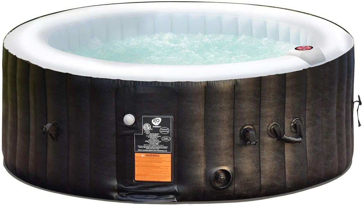 COSTWAY SPA Hinchable para 4 Personas 800 litros Bañera Jacuzzi de