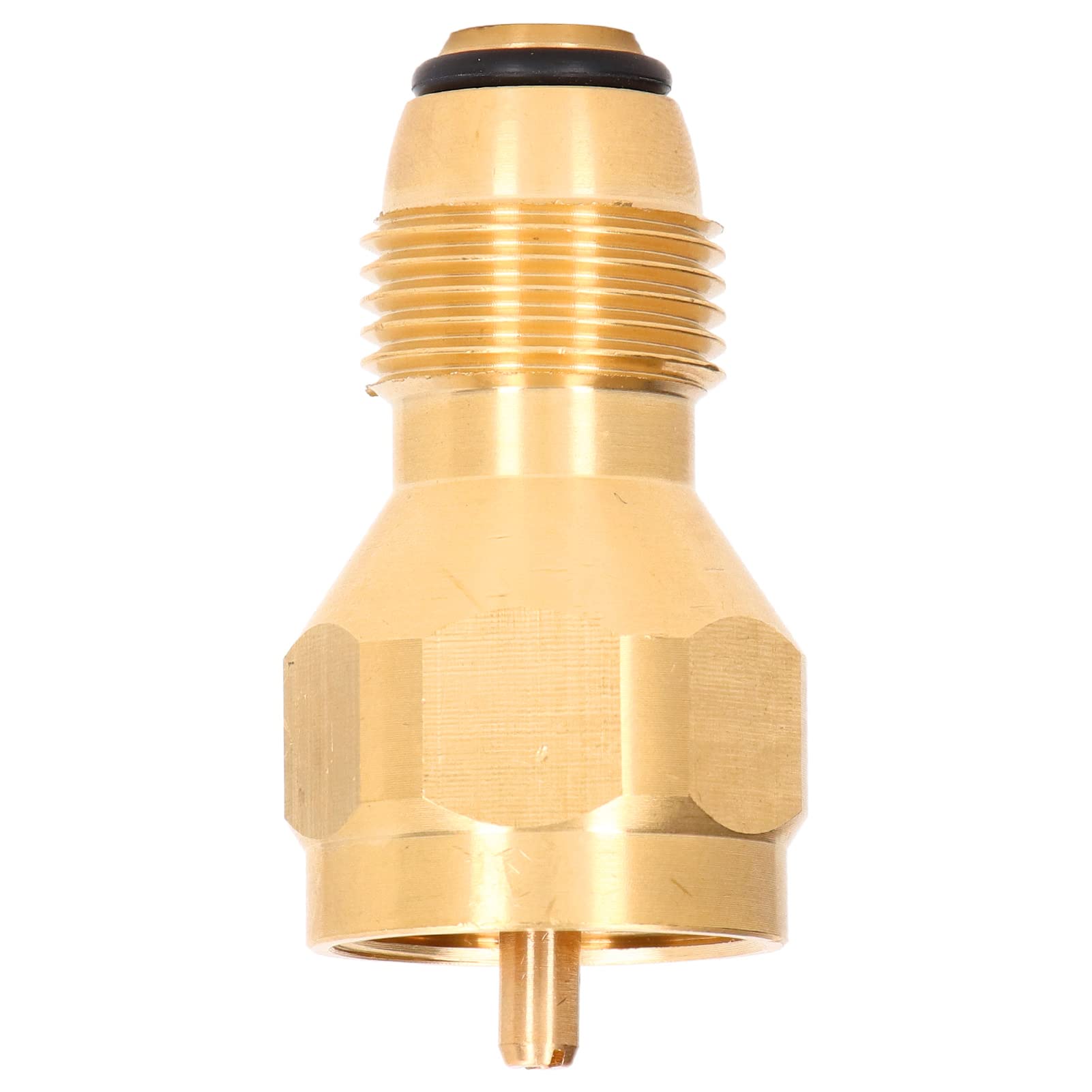 Kadimendium Propane Tank Refill Adapter 1LB Solid Brass Universal Mini Propane Refill Adapter for Disposable Small Bottle Fill