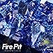 Fireglass 10-pound Reflective Fire Glass with Fireplace Glass and Fire Pit Glass, 1/4-inch, Cobalt Blue