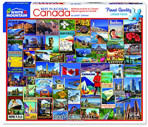 White Mountain Puzzles Best Places in Canada Jigsaw Puzzles (1000 Piece)