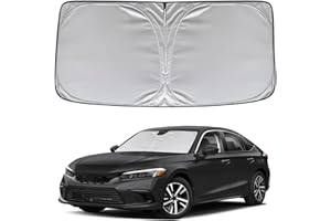 KAYZT Windshield Sun Shade for Honda Civic 2022-2025 11th Gen Foldable Sunshade Front Window Custom Fit Accessories