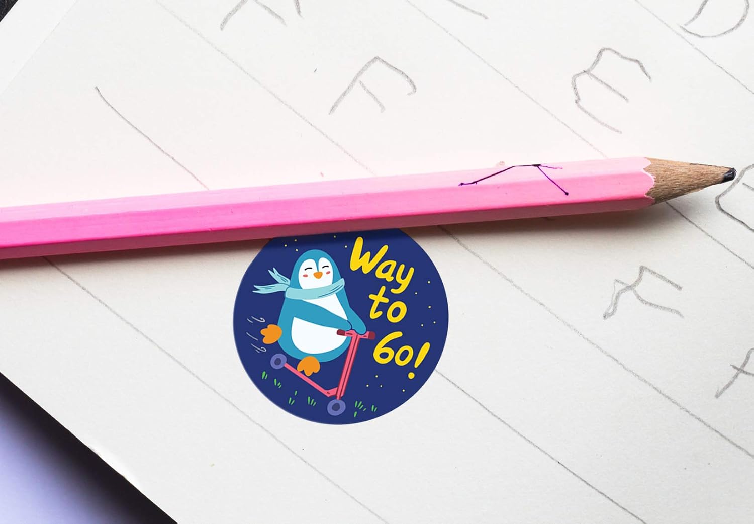 Reward Stickers for Kids by Sweetzer & Orange - 1000 Stickers, 8 Assorted Designs, 1.5 Inch School Stickers - Teacher Supplies for Classroom, Potty Training Stickers and Motivational Stickers : Office Products