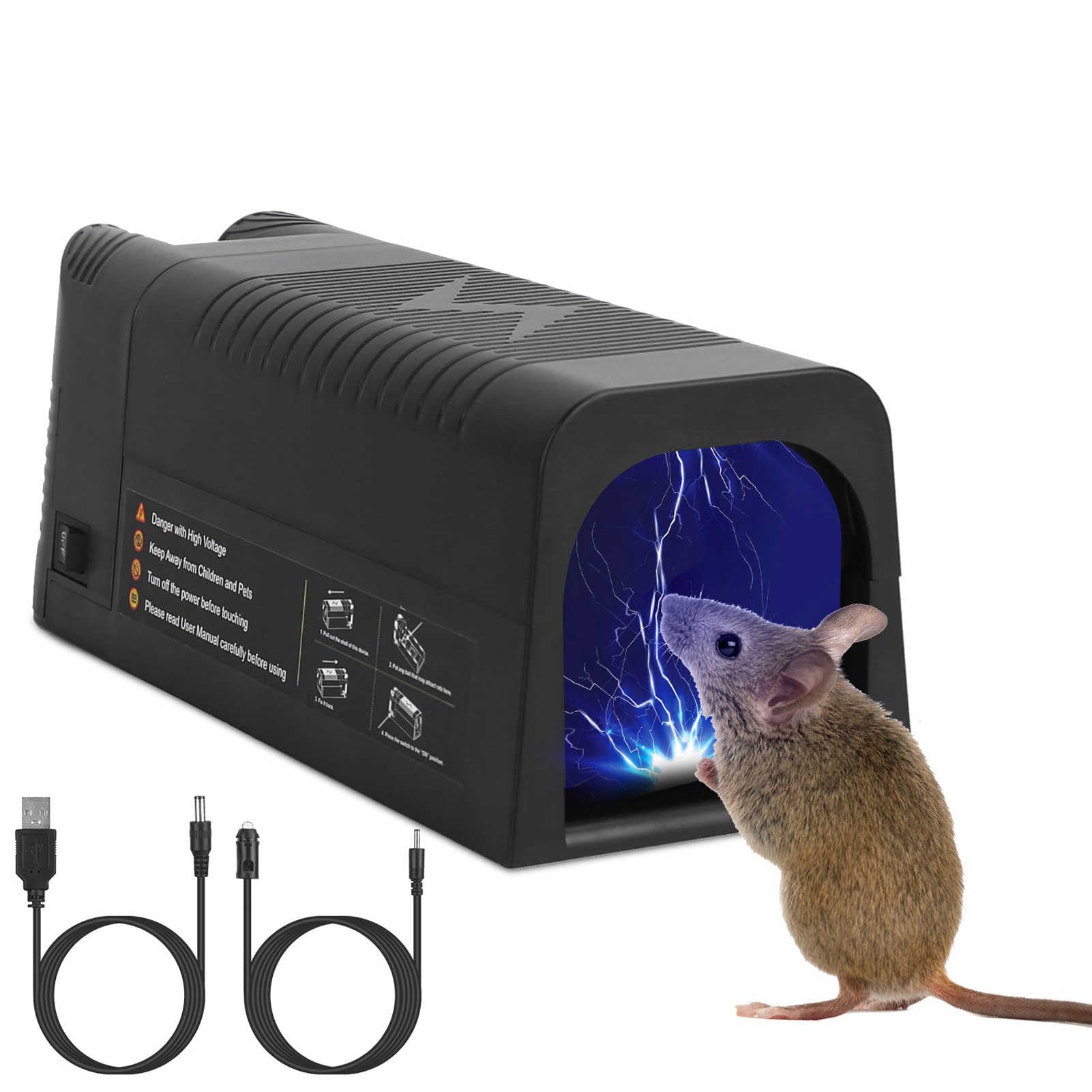 Photo 1 of TeqHome Indoor ?????????? Mouse Trap, Small Humane ???????? Rat Trap for Homes, No Touch Rodent Mice Traps for House, Reusable, Pet Safe,????? ???? ??????? ?????