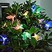 Ucharge Solar Power String Lights 12 LED Animal Design Multi-Color Fiber Optic Butterfly Decorative Lights for Home, Patio, Garden, Tree and Outdoor Decoration