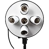 Lámpara Répartiteur E27 Réglable 5 Têtes Adaptateur De Base De Lampe