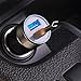 iPhone Car Charger - Car Charger iPhone 8/8 Plus - iPhone X Car Charger - Car Charger iPhone 7/7 Plus - Car Charger iPhone 6/6s Plus - 3.1A Dual Port USB two Lightning Cable Zinc Alloyed (black/white)