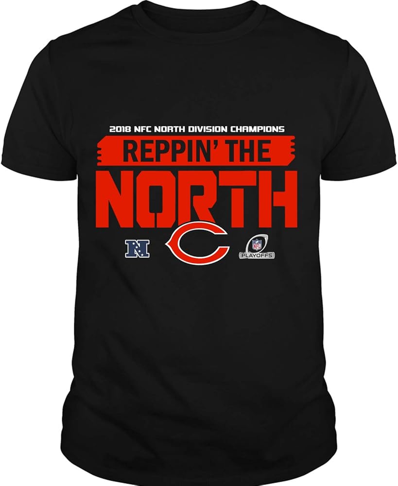 2018 Nfc North Division Champions T Shirt Repping The North T Shirt Chicago Bears Shirt 20 | Pilihax
