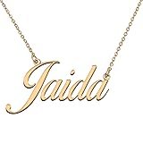 HUAN XUN Customized Custom Simple Any Name Necklace