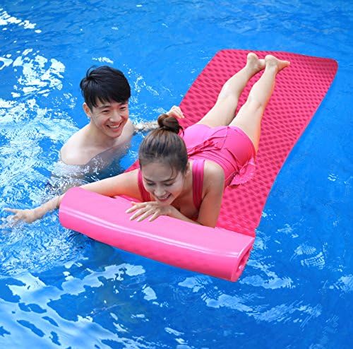 Phiihp NBR Foam Floating Mat Beach Mattress Soft Pool Floating Mattress Lounger