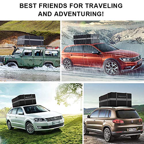 Merece Car Rooftop Cargo Carrier Car Roof Carriers Waterproof Luggage