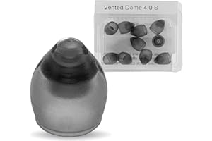 TIMPONCHIC Phonak Vented Domes 4.0 – (1 Pack / 10-Domes) – Compatible with Marvel, Paradise & Lumity RIC Hearing Aids (Small)