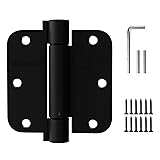 2 Pack Self Closing Door Hinges 3.5 inch Matte
