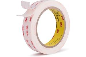 Double Sided Tape Heavy Duty Mounting Tape 1" x 10.8Ft VHB 4950 White Strong Adhesive Waterproof Foam Tape for Home Office In