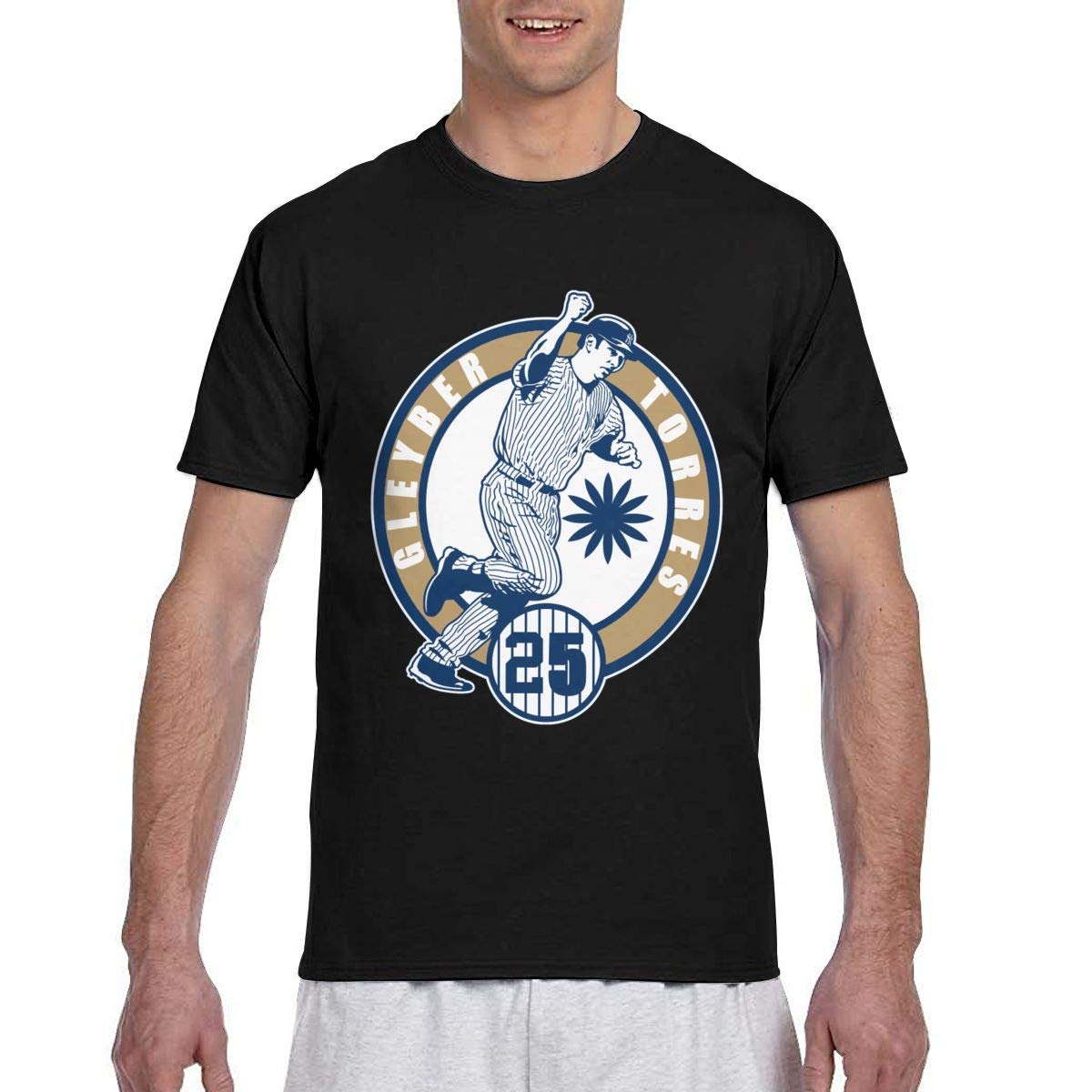Nmlb S Gleyber Torres 25 Art Loose Short Sleeve T Shirt