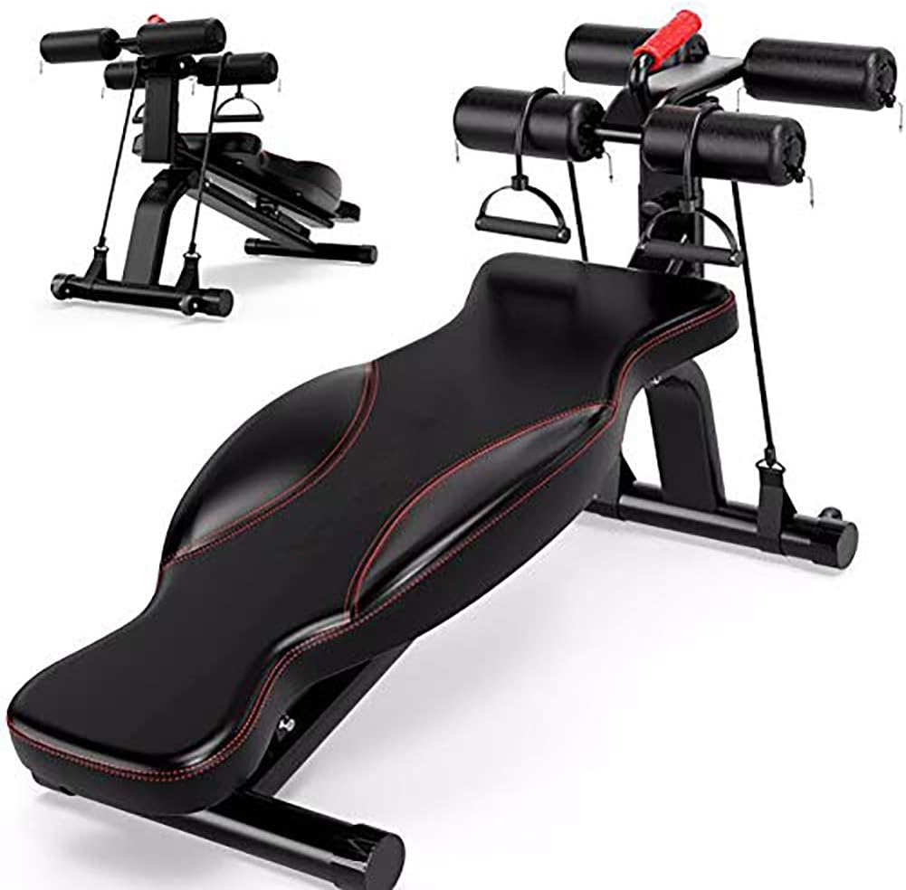 Adjustable Sit-Up Weight Bench Multi-Function Fitness Chair Dumbbell Stool,Support Abs Training Full Body Workout Benches Fitness Machine,for Whole Body Max Weight Capacity 150Kg