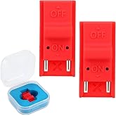 FrostVerve 2 PCS RCM Jig RCM Clip for Switch, RCM Loader Jig Short Circuit Tools for Switch Recovery Mode (Red)