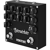 TOPPING HYNOTONE Berserker Dual-Channel Guitar Preamp Pedal &ndash; JFET Tube-Style Clean &amp; Distortion, Built-In Noise Gate, Punchy &amp; Percussive Metal Tones