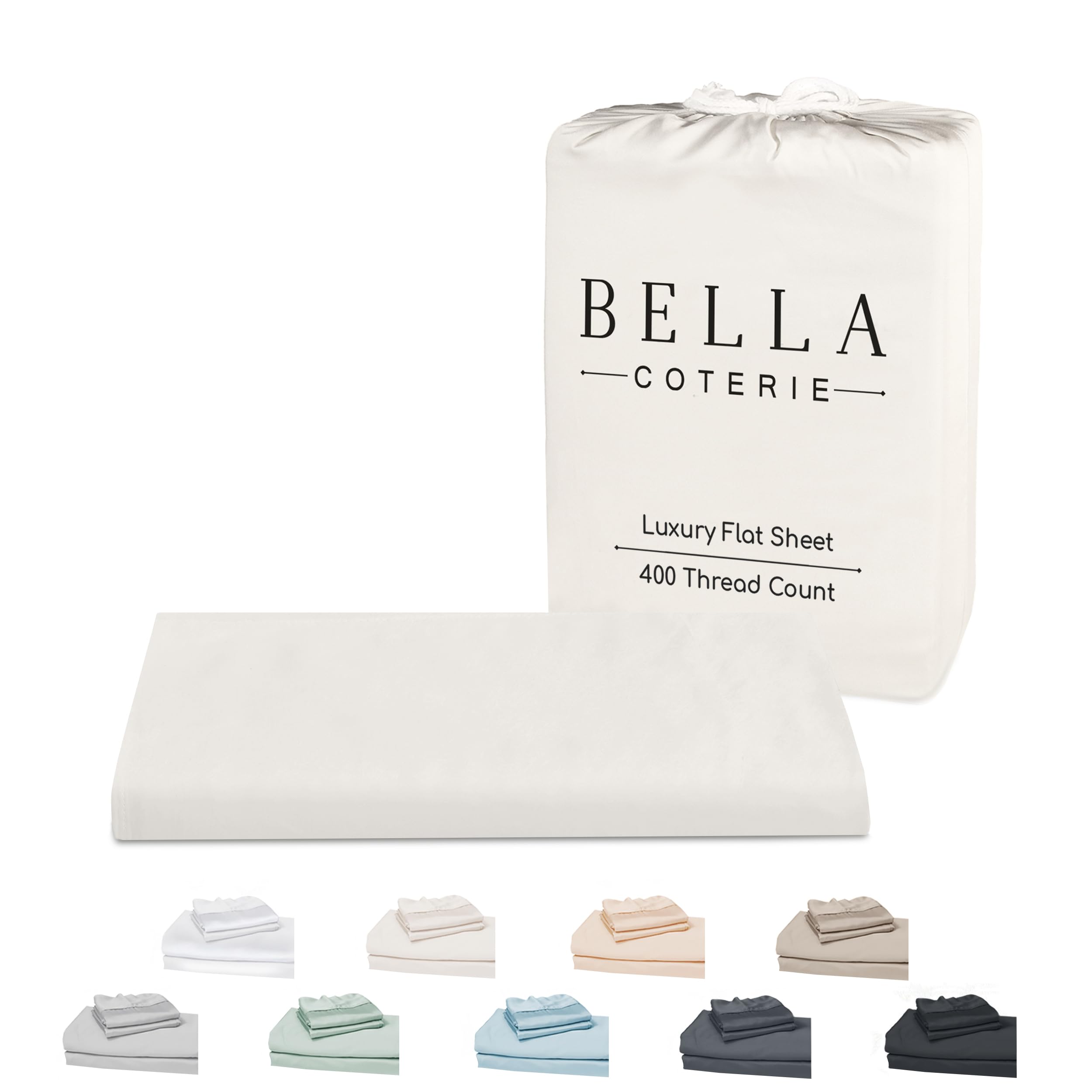 Bella Coterie Luxury Bamboo Viscose Queen Size Flat
