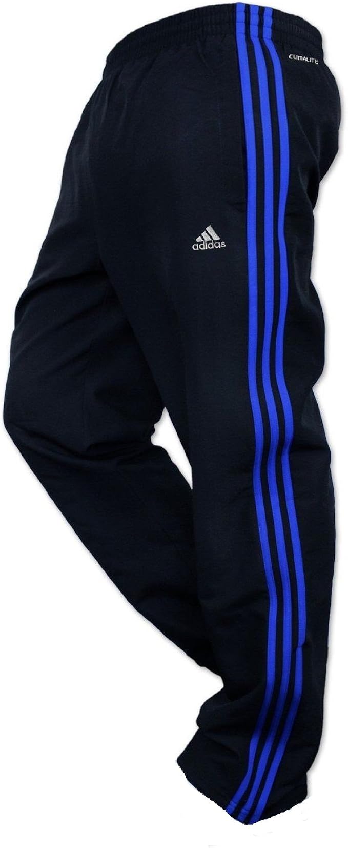 MENS ADIDAS JOGGING GYM TRACKSUIT BOTTOMS IN BLACK NAVY COLOURS SIZE S