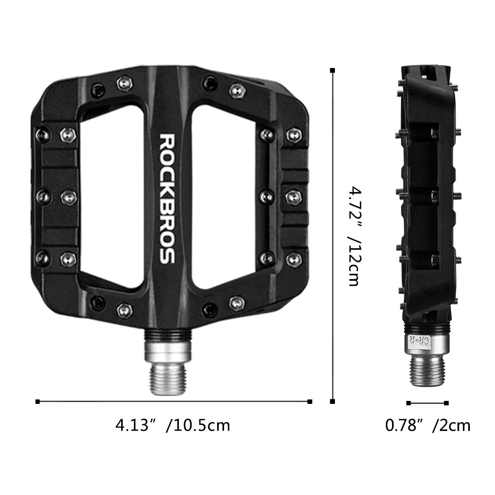 ROCKBROS MTB Pedals Mountain Bike Pedals Lightweight Nylon Fiber