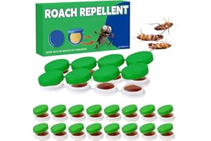 SEEKDIT 16PCS Roach Repellent, Cockroach Repellent and Gel for Roach Nest of Indoor Infestations, Effective Solution for Small to Large Cockroaches, Ready to Use, Ideal for Hidden Areas