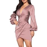 TDiooCor Womens Sexy Ruffle Elegant Bridesmaid Formal Evening Dress Elegant Curvy Wedding Guest Midi Dress