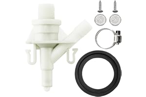 Vypart 385311641 RV Toilet Valve & Seal Kit for Dometic -Freeze-Resistant Flush Camper Toilet Valve Parts for Dometic 300|301|300|311|320|321 Pedal - Flush Toilets
